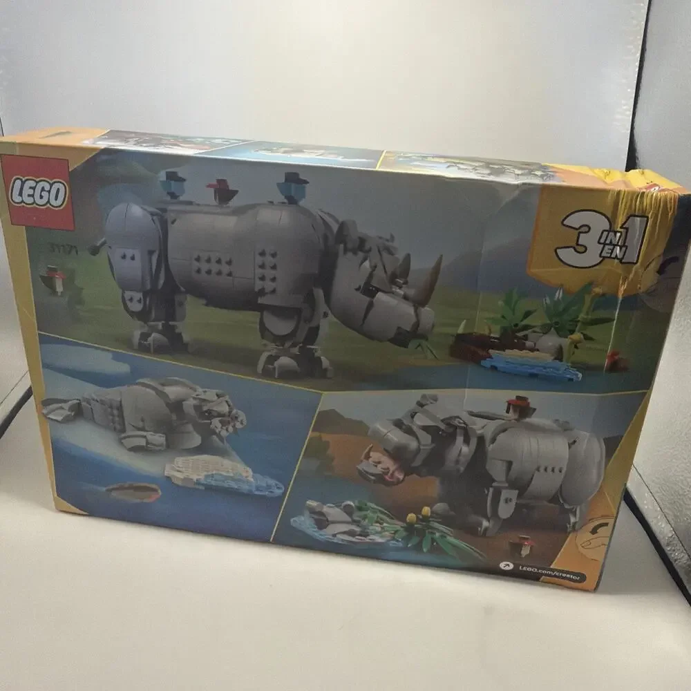 LEGO Creator 3 in 1 Wild Animals: Majestic Rhino with Birds Multicolor